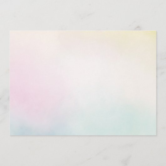 Babydusche mit Überraschungsjung oder Mädchen Einladung (Rückseite)