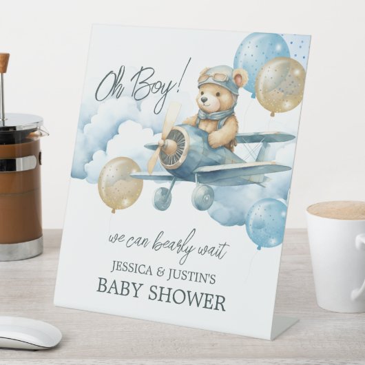 Babydusche mit Vorwartung Begrüßungszeichen für Fl Sockelschild (In Situ)