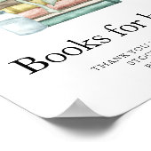 Babydusche mit Wasserfarbe - Bücher für Kinder Poster (Ecke)