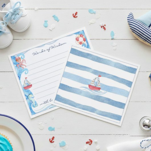 Babydusche mit Wasserfarbe - Worte der Weisheit