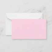 Babydusche mit Windeln - Flachbildschirm Mitteilungskarte (Rückseite)