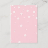 Babydusche mit Windeln-Raffle-Ticket Begleitkarte (Rückseite)