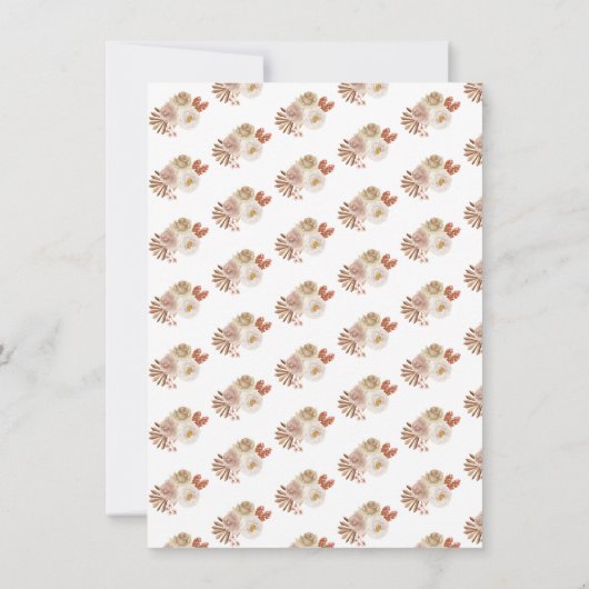 Babydusche mit zwei Bears, Schild Einladung (Rückseite)