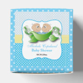 Babydusche mit zwei Erbsen in einem Pod Geschenkschachtel (Oben)