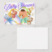 Babydusche Mitteilungskarte (Vorne/Hinten)