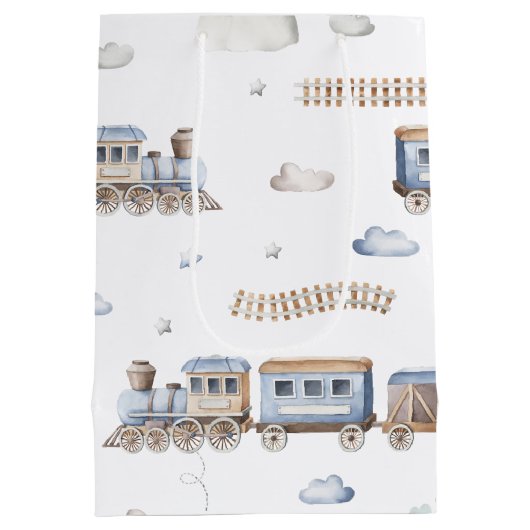 Babydusche Mittlere Geschenktasche Mittlere Geschenktüte (Rückseite)