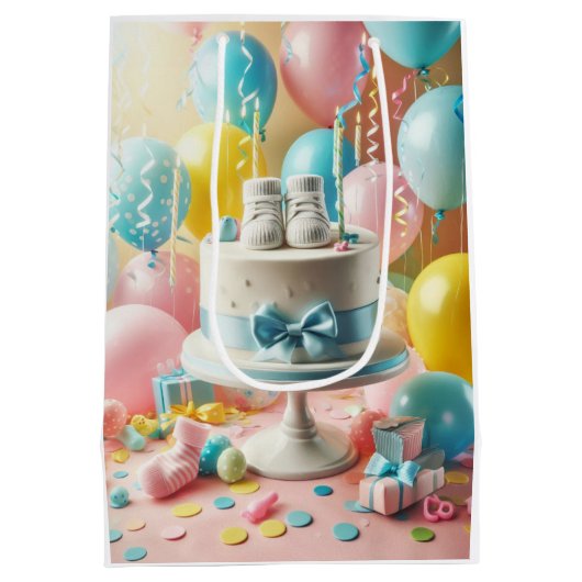 Babydusche Mittlere Geschenktüte (Rückseite)