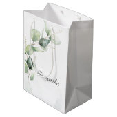 Babydusche Mittlere Geschenktüte (Rückseite Schrägansicht)