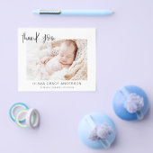 Babydusche Moderne Minimalistisch Dankeschön Karte (Einzeln)