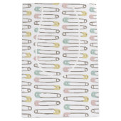 Babydusche Modernes Button Muster Geschenktüte (Vorderseite)