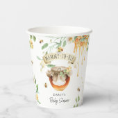 Babydusche "Mommy-to-Bee" Pappbecher (Rückseite)