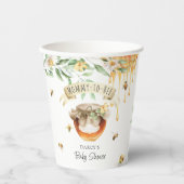 Babydusche "Mommy-to-Bee" Pappbecher (Vorderseite)