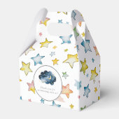 Babydusche "Moon and Stars" Geschenkschachtel (Rückseite)