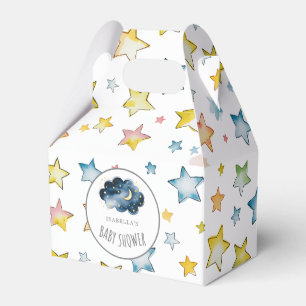 Babydusche "Moon and Stars" Geschenkschachtel