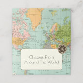 Babydusche - Multifarben-Karte Thementisch Platzkarte (Außenseite Aufgefaltet)