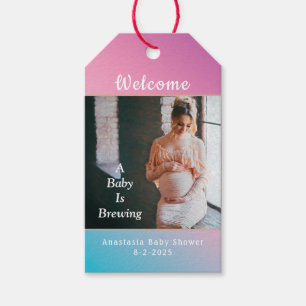 Babydusche Mutter Mutterschaft Prägnant Custom Geschenkanhänger