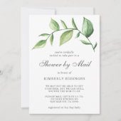 Babydusche nach Mail Geschlecht neutrale rustikale Einladung (Vorderseite)