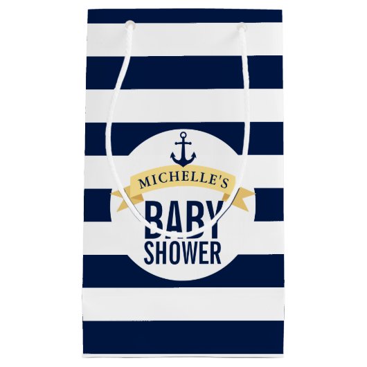 Babydusche nach Nautik Kleine Geschenktüte (Vorderseite)