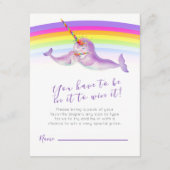 Babydusche Nacktwannenraffinerie Begleitkarte (Rückseite)