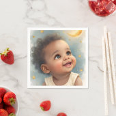 Babydusche Napkin - Ein kleines Star Baby Design Serviette (Beispiel)