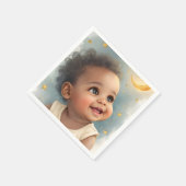 Babydusche Napkin - Ein kleines Star Baby Design Serviette (Ecke)