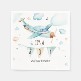 Babydusche Napkins - ein Junge Serviette