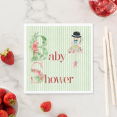 Babydusche Napkins für Junge Serviette (Beispiel)