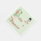 Babydusche Napkins für Junge Serviette (Ecke)