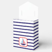 Babydusche Nautical Sailboat Vielen Dank Geschenkschachtel (Geöffnet)