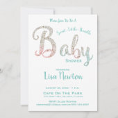 Babydusche, neue Babydusche, Einladung (Vorderseite)