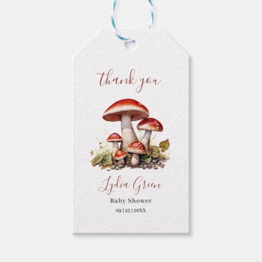 Babydusche, neutrale Baby-Dusche für die Geschlech Geschenkanhänger (Vorderseite)