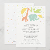 Babydusche, neutrale Einladung (Vorne/Hinten)