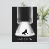 Babydusche New Baby Modern Vip Einladung (Stehend Vorderseite)