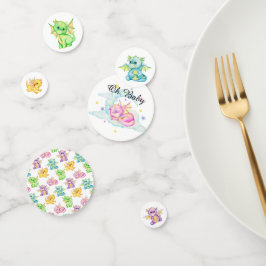 Babydusche Niedlich Dragon Confetti Konfetti
