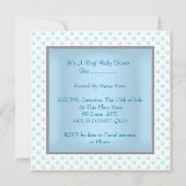 Babydusche Niedlich Einladung (Rückseite)