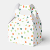 Babydusche Niedliche Punkte Muster Geschenkschachtel (Rückseite)