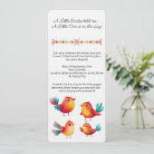 Babydusche Niedliche Wasserfarbe Einladung (Stehend Vorderseite)