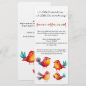 Babydusche Niedliche Wasserfarbe Einladung (Vorne/Hinten)