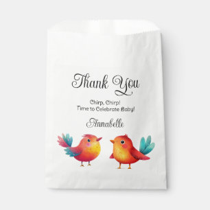 Babydusche Niedliche Wasserfarbe Geschenktütchen