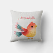 Babydusche Niedliche Wasserfarbe Kissen (Rückseite)