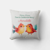 Babydusche Niedliche Wasserfarbe Kissen (Vorderseite)