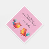 Babydusche Niedliche Wasserfarbe Serviette (Ecke)
