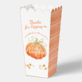 Babydusche niedlicher Kürbis Geschenkschachtel (Rückseite)