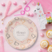 Babydusche Niedlicher Kürbis Pappteller (Party)