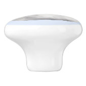 Babydusche, niedlicher Wasserfarbenschlafmond Keramikknauf (Seitenansicht)