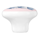 Babydusche niedlicher wasserfarbiger Elefant Keramikknauf (Seitenansicht)