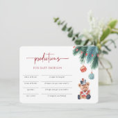 Babydusche Nutcracker Einladung (Stehend Vorderseite)