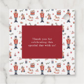 Babydusche Nutcracker Geschenkanhänger (Rückseite)