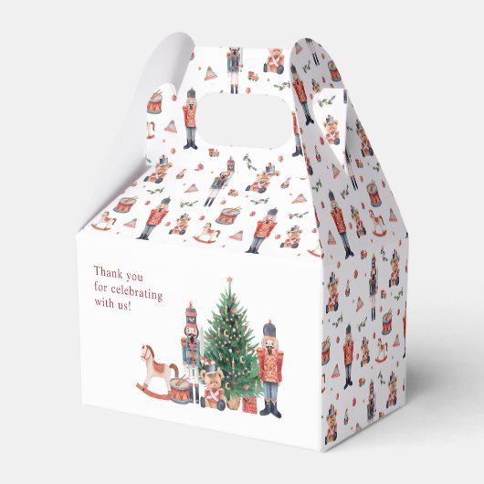 Babydusche Nutcracker Geschenkschachtel (Rückseite)