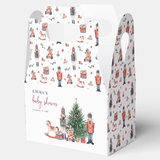 Babydusche Nutcracker Geschenkschachtel (Geöffnet)